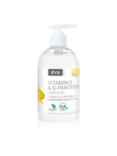 Eva Natura Vitamin E & D-Panthenol течен сапун за ръце 500 мл.