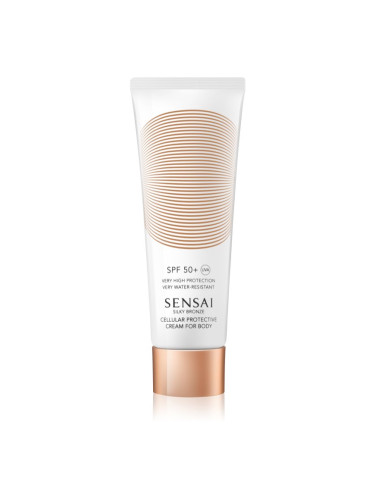 Sensai Silky Bronze Cellular Protective Cream for body крем за изкуствен загар против стареене на кожата SPF 30 150 мл.