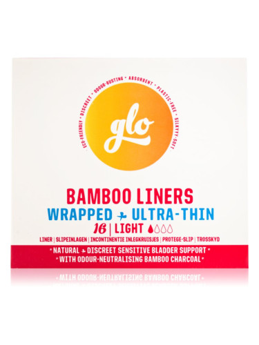 FLO GLO Bamboo Liners дамски превръзки Light 16 бр.