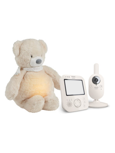 Philips Avent Baby Monitor SCD891/26+NATTOUSleepy Bear Beige подаръчен комплект 0 m+ (за бебета)