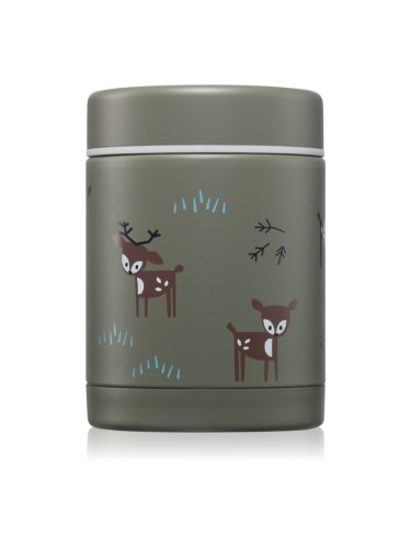 FRESK Food Jar термос за храна Deer Olive 300 мл.