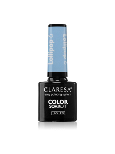 Claresa SoakOff UV/LED Color Lollipop гел лак за нокти цвят 6 5 гр.