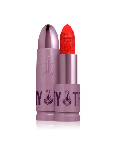 Jeffree Star Cosmetics Scorpio Shiny Trap Lipstick високо пигментирано кремообразно червило цвят Hot Devotion 3 гр.