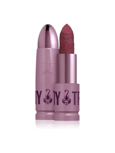 Jeffree Star Cosmetics Scorpio Shiny Trap Lipstick високо пигментирано кремообразно червило цвят Deep Sting 3 гр.