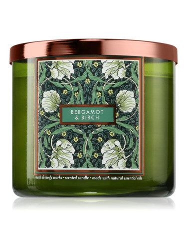 Bath & Body Works Bergamot & Birch ароматна свещ 411 гр.