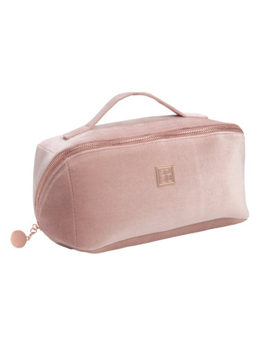 SOSU Cosmetics Luxury Velvet Vanity Bag козметична чанта- дамска ,голяма цвят Nude 1 бр.