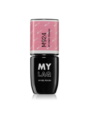 MYLAQ UV Gel Polish My Promise гел лак за нокти цвят My Pinky Promise 5 мл.