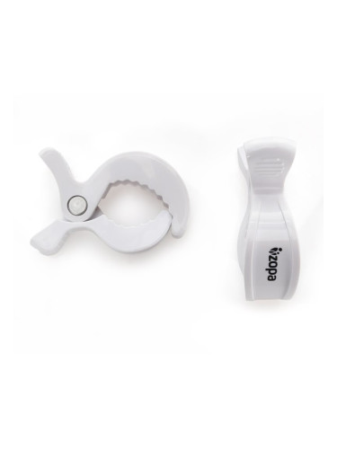 Zopa Multifunctional Stroller Clamps мултифункционален клипс White 2 бр.