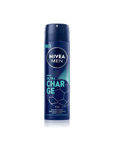 NIVEA MEN Ultra Charge антиперспирант-спрей за мъже 150 мл.