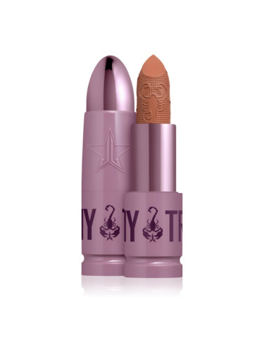 Jeffree Star Cosmetics Scorpio Shiny Trap Lipstick високо пигментирано кремообразно червило цвят Pomeranian Kiss 3 гр.