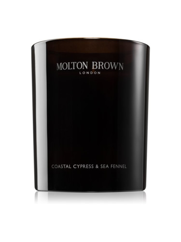 Molton Brown Coastal Cypress & Sea Fennel ароматна свещ с морски екстракти и есенциални масла 190 гр.