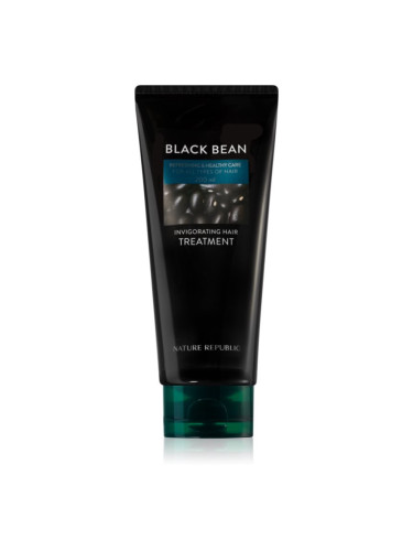 NATURE REPUBLIC Black Bean Invigorating Hair Treatment грижа за косата срещу изтъняване на косата 200 мл.