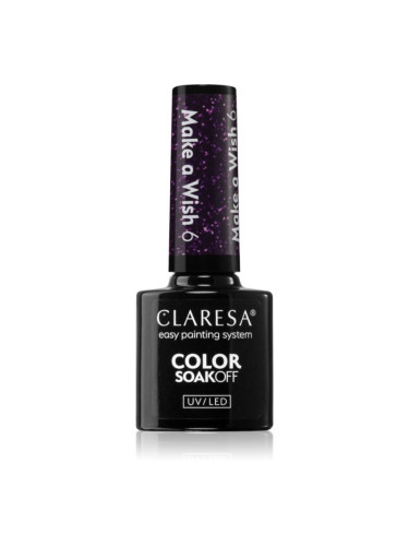 Claresa SoakOff UV/LED Color Make a Wish гел лак за нокти цвят 6 5 гр.