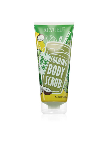 Revuele Foaming Body Scrub Lime, Coconut and Mint пилинг за тяло 200 мл.