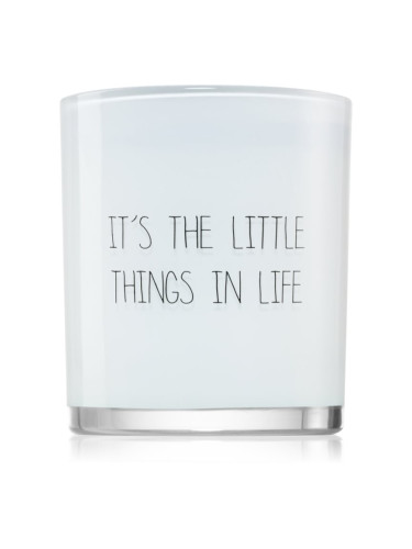 My Flame Fresh Cotton It's The Little Things In Life ароматна свещ 8x9 см