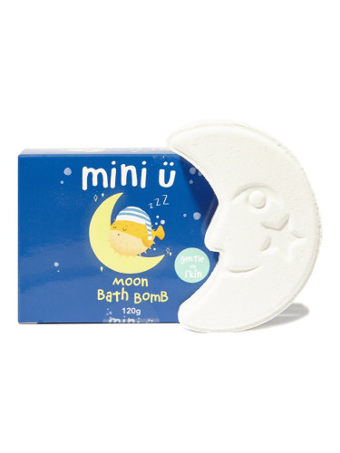 Mini-U Bath Bomb бомбичка за вана за деца Moon 120 гр.