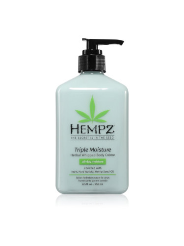 HEMPZ Triple Moisture хидратиращо мляко за тяло 250 мл.