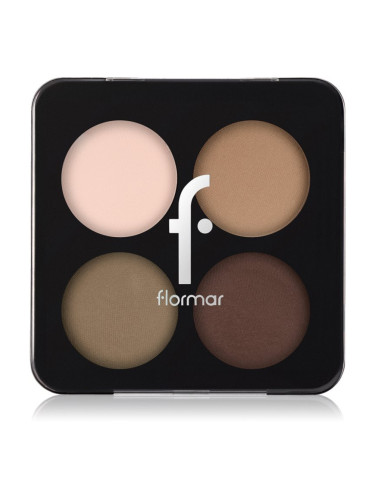 flormar Color Eyeshadow Palette палитра сенки за очи цвят 004 Swiss Chocolate 6 гр.