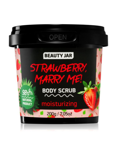 Beauty Jar Strawberry, Marry Me! хидратиращ пилинг за тяло 200 гр.