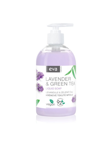 Eva Natura Lavender & Green Tea кремообразен течен сапун за ръце 500 мл.