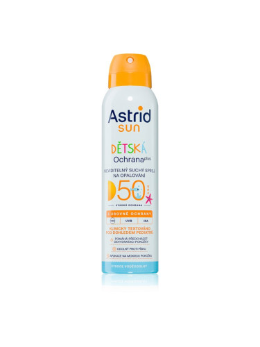 Astrid Sun невидим спрей за тен за деца SPF 50 150 мл.