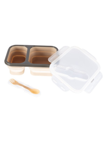 Zopa Silicone Lunch Box Large комплект за хранене Sand Beige 21x15 cm 1 бр.