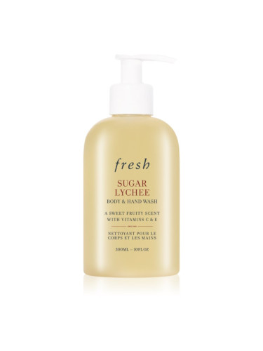 fresh Sugar Lychee Body & Hand Wash душ гел 300 мл.