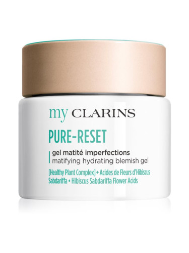 Clarins My Clarins Pure-Reset Matifying Hydrating Blemish Gel матиращ гел за кожа с несъвършенства 50 мл.