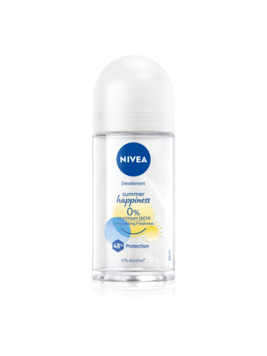 NIVEA Summer Happiness Fresh дезодорант рол-он без съдържание на алуминиеви соли 50 мл.