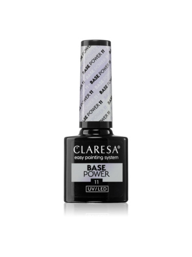 Claresa UV/LED Base Power основен лак за нокти с гел цвят 11 5 гр.