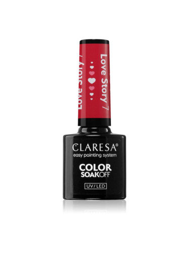 Claresa SoakOff UV/LED Color Love Story гел лак за нокти цвят 7 5 гр.