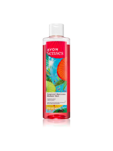 Avon Senses Tropical Mexicana освежаващ душ гел 250 мл.