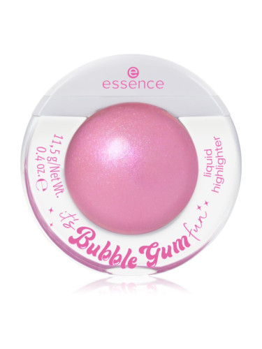 essence it's Bubble Gum fun течен хайлайтър за сияен вид на кожата 11 гр.