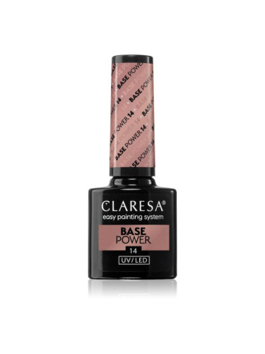 Claresa UV/LED Base Power основен лак за нокти с гел цвят 14 5 гр.
