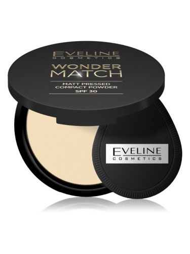 Eveline Cosmetics Wonder Match компактна пудра SPF 30 цвят 01 8 гр.