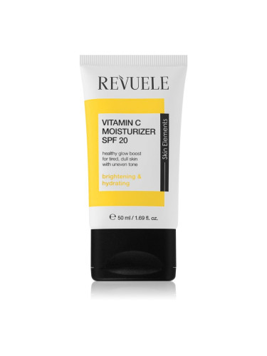 Revuele Vitamin C Moisturizer SPF 20 хидратиращ и озаряващ крем за лице SPF 20 50 мл.