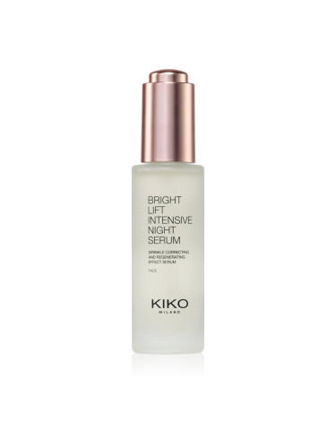KIKO Milano Bright Lift Intensive нощен серум против бръчки с регенериращ ефект 30 мл.