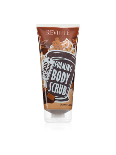 Revuele Foaming Body Scrub Chocolate and Cinnamon пилинг за тяло 200 мл.