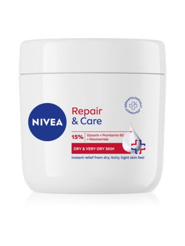 NIVEA Repair & Care подхранващ регенериращ крем за суха кожа 400 мл.