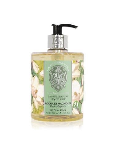 La Florentina Fresh Magnolia Liquid Soap натурален течен сапун за ръце магнолия 500 мл.