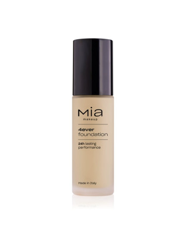 Mia Cosmetics 4ever дълготраен матиращ фон дьо тен за пълно покритие цвят 14 Sand 30 мл.