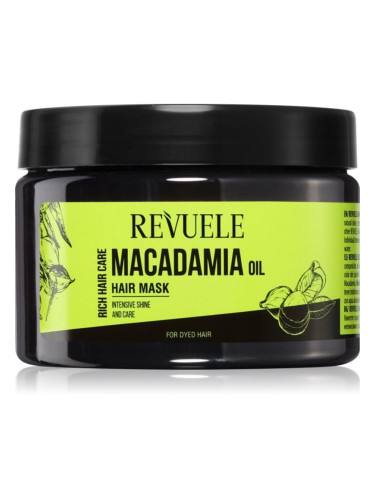 Revuele Macadamia Oil Hair Mask маска-грижа за боядисана коса 360 мл.