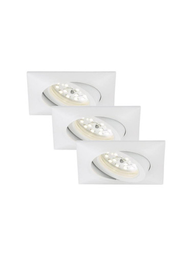 Briloner 7210-036 - К-кт 3x LED Лампа за окачен таван ATTACH LED/5W/230V IP23 бял