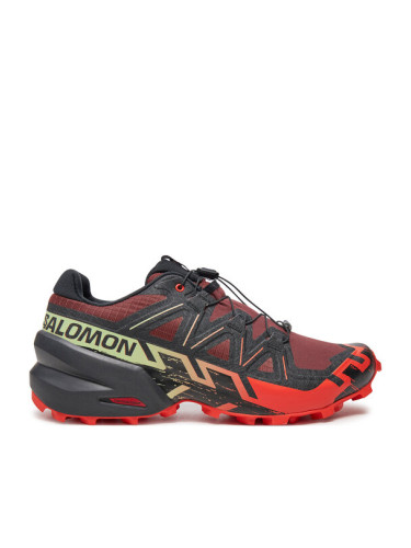 Salomon Маратонки за бягане Speedcross 6 L47581500 Червен