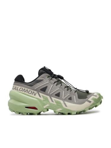 Salomon Маратонки за бягане Speedcross 6 L47582000 Сив