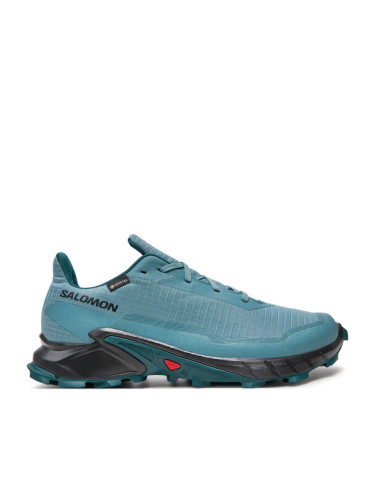 Salomon Маратонки за бягане Alphacross 5 Gore-Tex L47595000 Сив