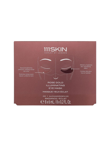 111SKIN Rose Gold Iluminating Eye Mask Маска за очи за жени 8x6 ml