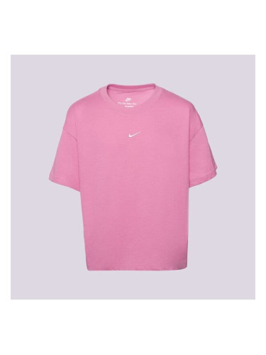 Nike Тениска G Nsw Tee Boxy Essntl Lbr Girl детски Дрехи Тениски FZ5559-646 Розов