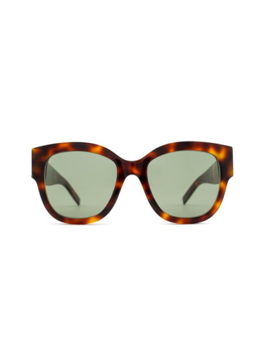 Saint Laurent SL M95/F 003 56 - квадратна слънчеви очила, дамски, кафяви
