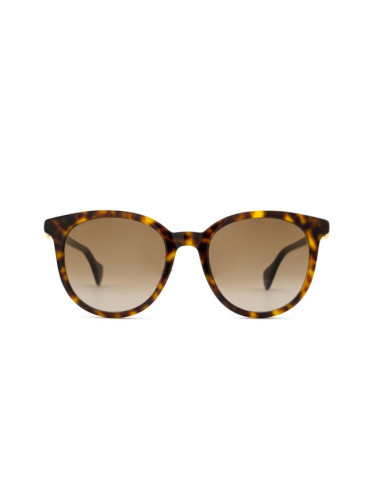 Gucci Gg1073Sk 003 54 - кръгла слънчеви очила, дамски, кафяви
